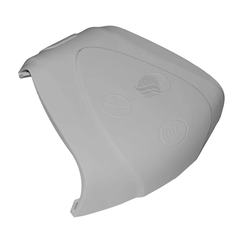 Protector de playa curvo gris GRE 150 mm para piscinas elevadas – Ref. PIN1501G