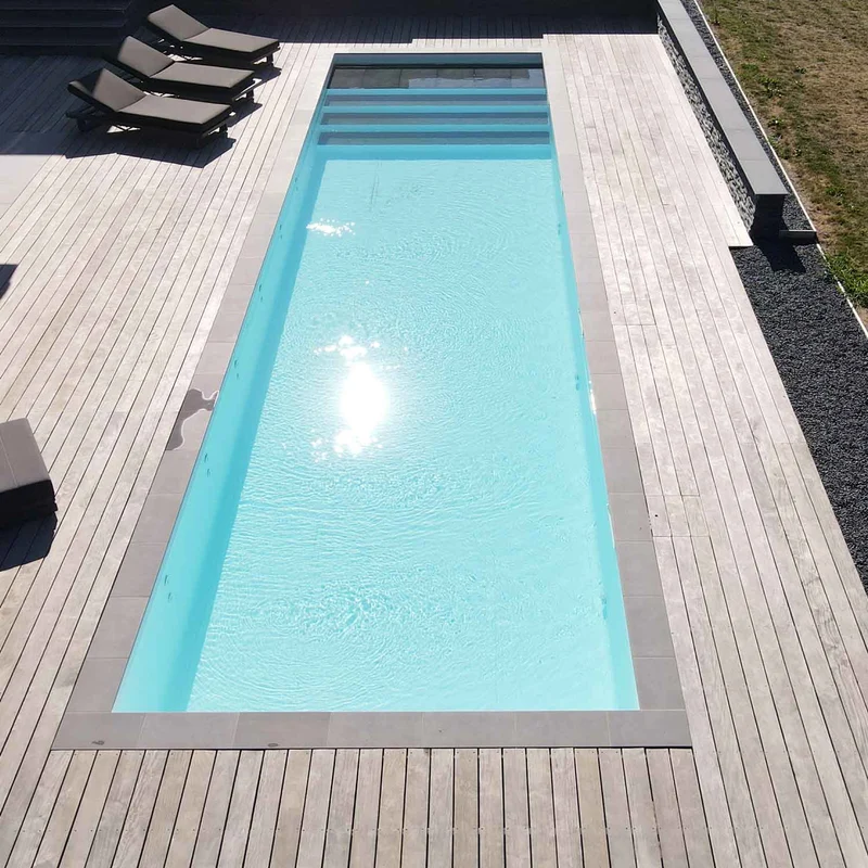 Kit piscine enterré complet couloir de nage – auto construction