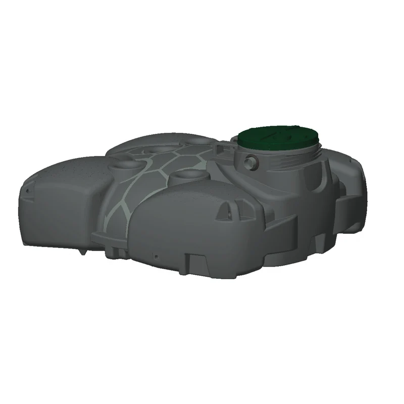 Cuve de stockage extra plate de 3000 litres nu