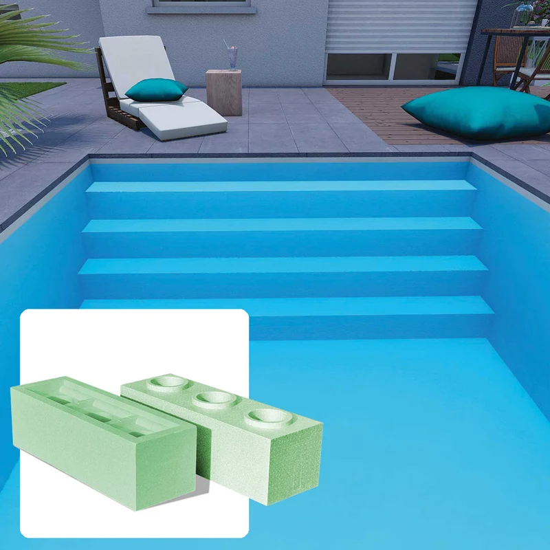 Kit Escalier piscine EscaSwim toute largeur 4 marches