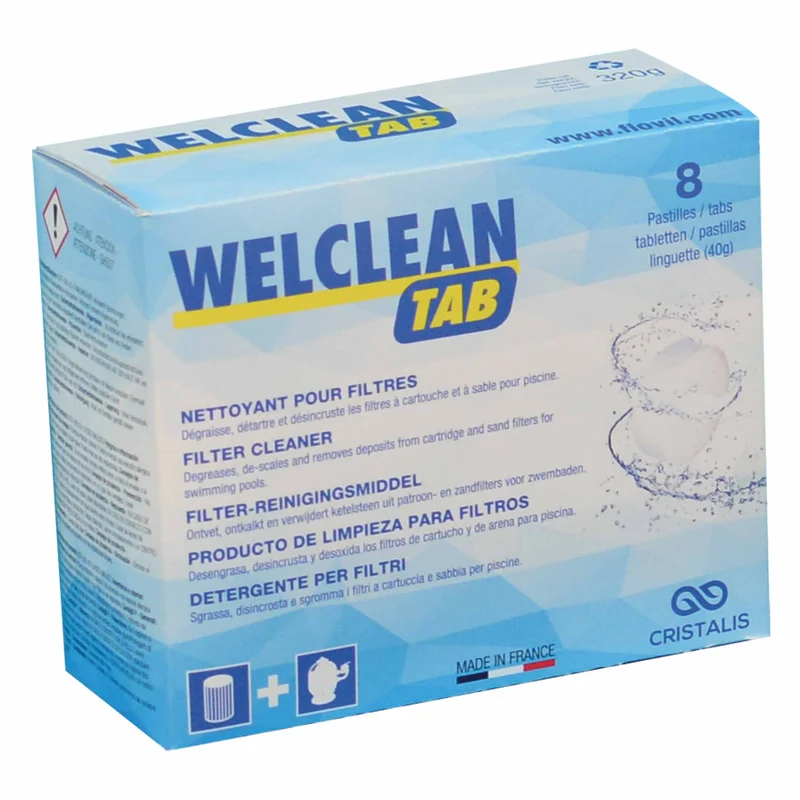 WelClean nettoyant / 8 pastilles