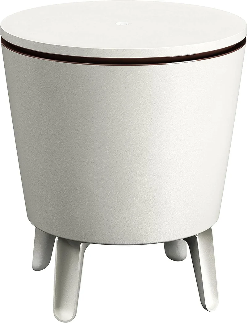 Keter - Nevera de jardín Cool Bar crema y chocolate