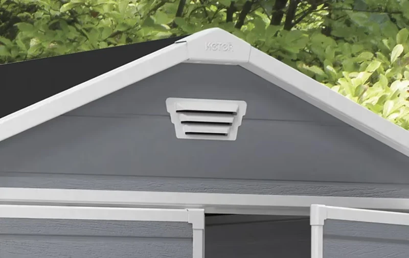 Keter - Caseta de exterior Manor 6x5 gris