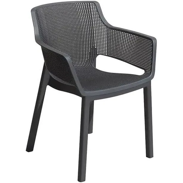 Keter - Silla de exterior Elisa grafito