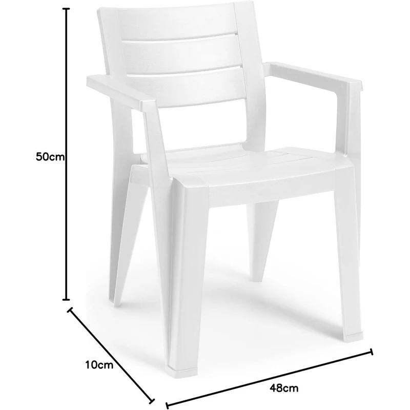 Keter - Silla de exterior Julie blanco