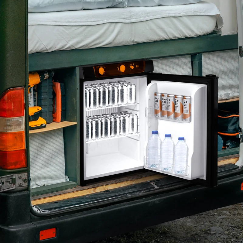 Frigo Trimixte 43 L pour Camping-Car - Noir