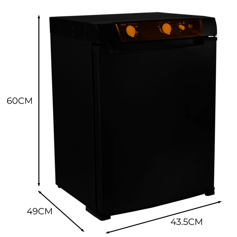 Frigo Trimixte 43 L pour Camping-Car - Noir