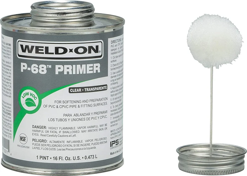 Apprêt PVC Clair 4 oz - Weld-On