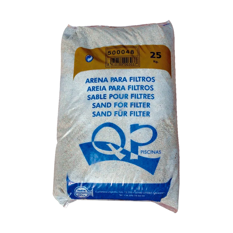 Saco arena de silex, 25 kgs. QP