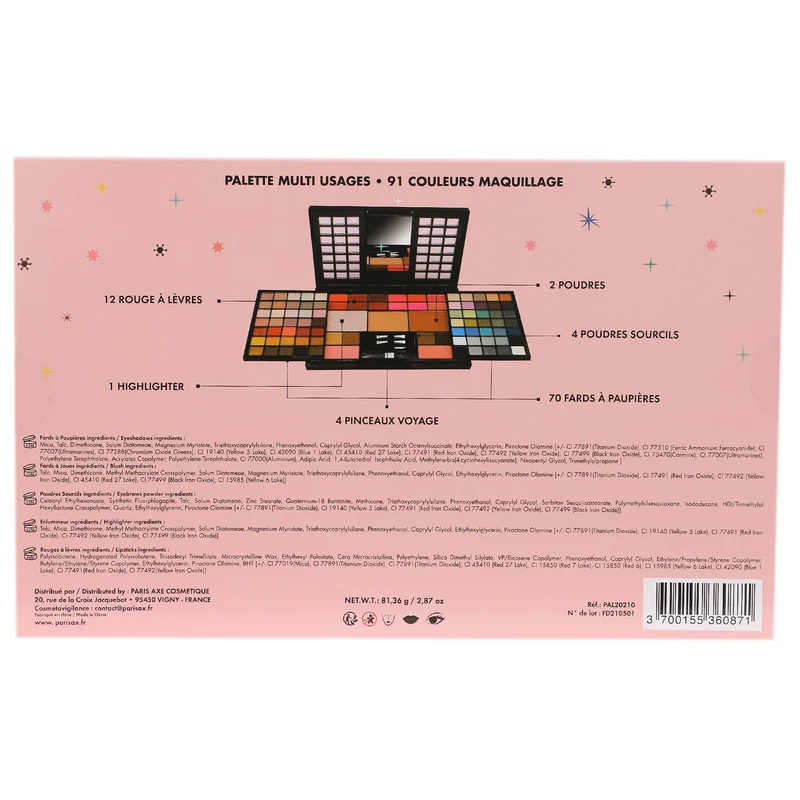 PALETTE MAQUILLAGE MULTI-USAGES