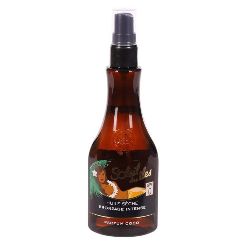 Huile sèche bronzage intense coco
