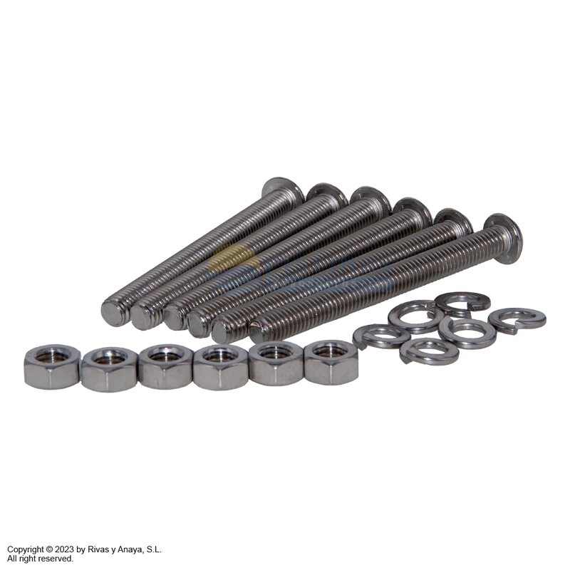 Kit tornillos peldaños 316 escaleras Astralpool.