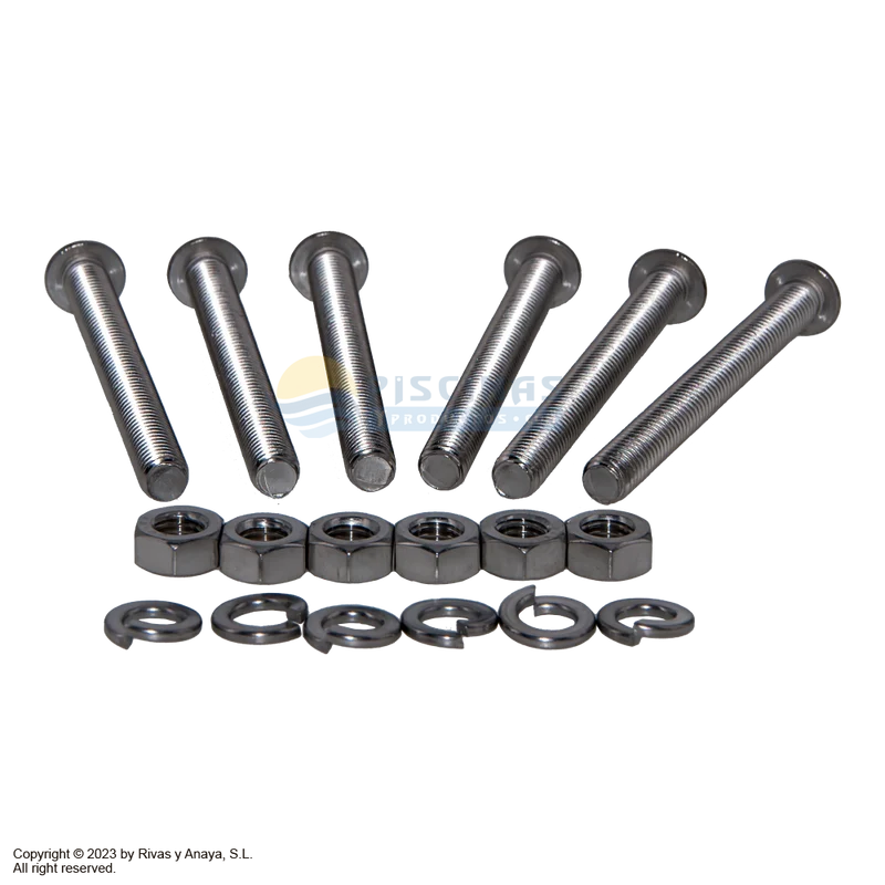 Kit tornillos peldaños 316 escaleras Astralpool.