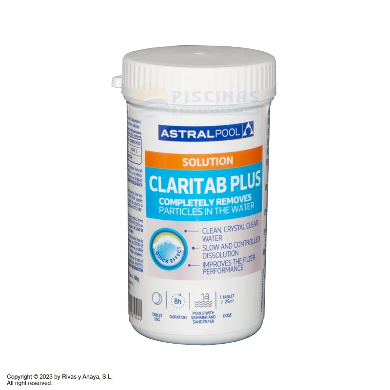 Claritab AstralPool – Tabletas floculantes de 20 g
