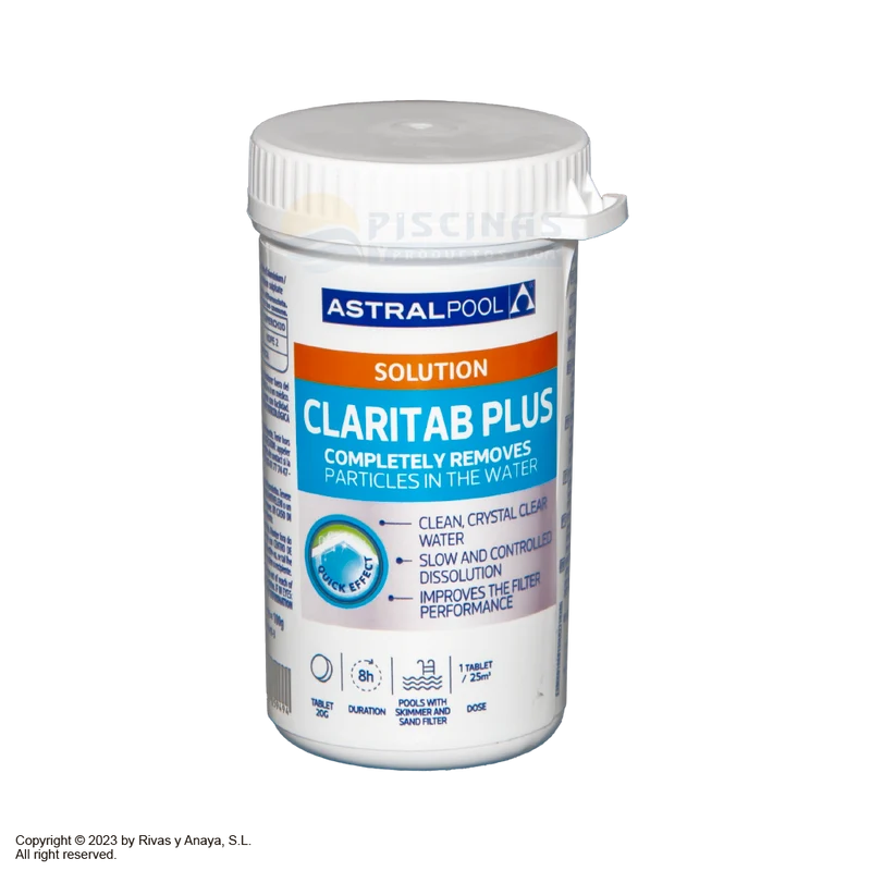 Claritab AstralPool – Tabletas floculantes de 20 g