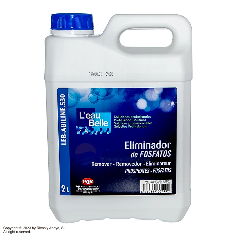 Eliminador de Fosfatos 2 L. LEB-ABILINE 530. PQS