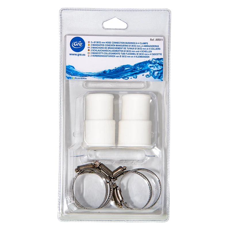 Kit de unión mangueras Ø32 - 38 mm. GRE