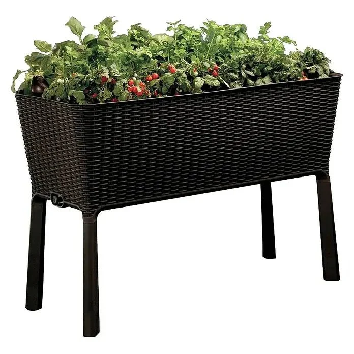 Keter - Huerto de jardín Easy Grow marrón