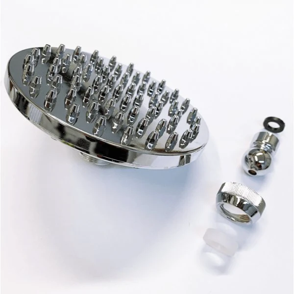 Pommeau rond pour douche solaire