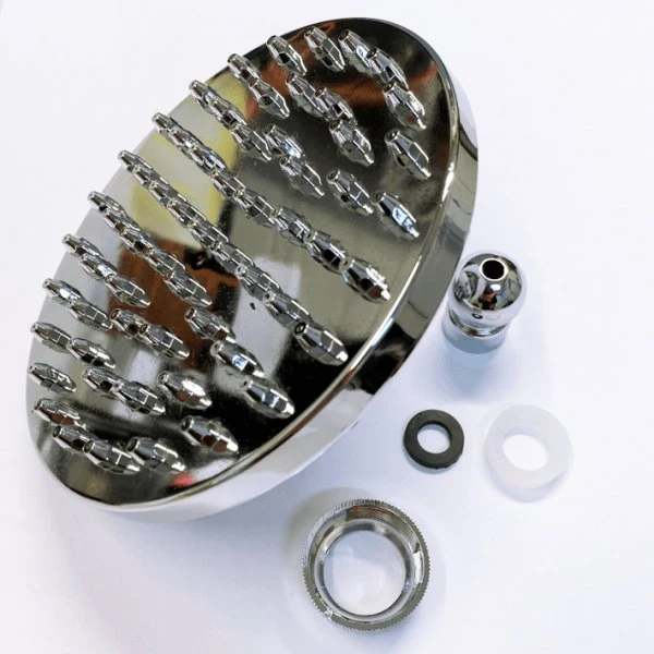 Pommeau rond pour douche solaire