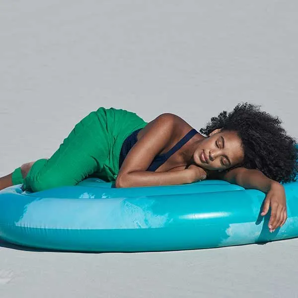 Matelas piscine rond Goa vert
