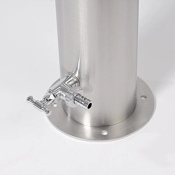 Fontaine de jardin inox Fontana Tubo Inox