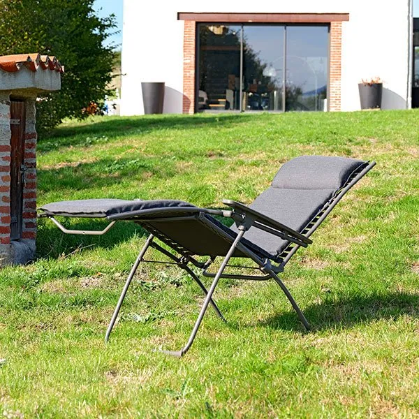 Fauteuil extérieur Relax Luxury Anthracite