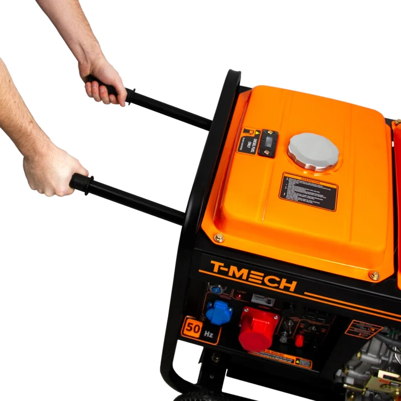 T-Mech Générateur à Diesel Triphasé à Cadre Ouvert - 5 000 W