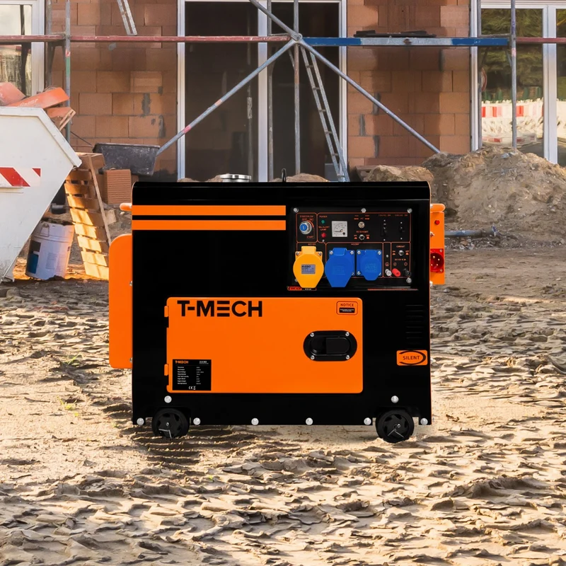 T-Mech Générateur à Diesel Monophasé 230 V - 6 500 W