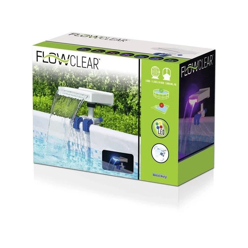 Bestway Cascada relajante con luz LED