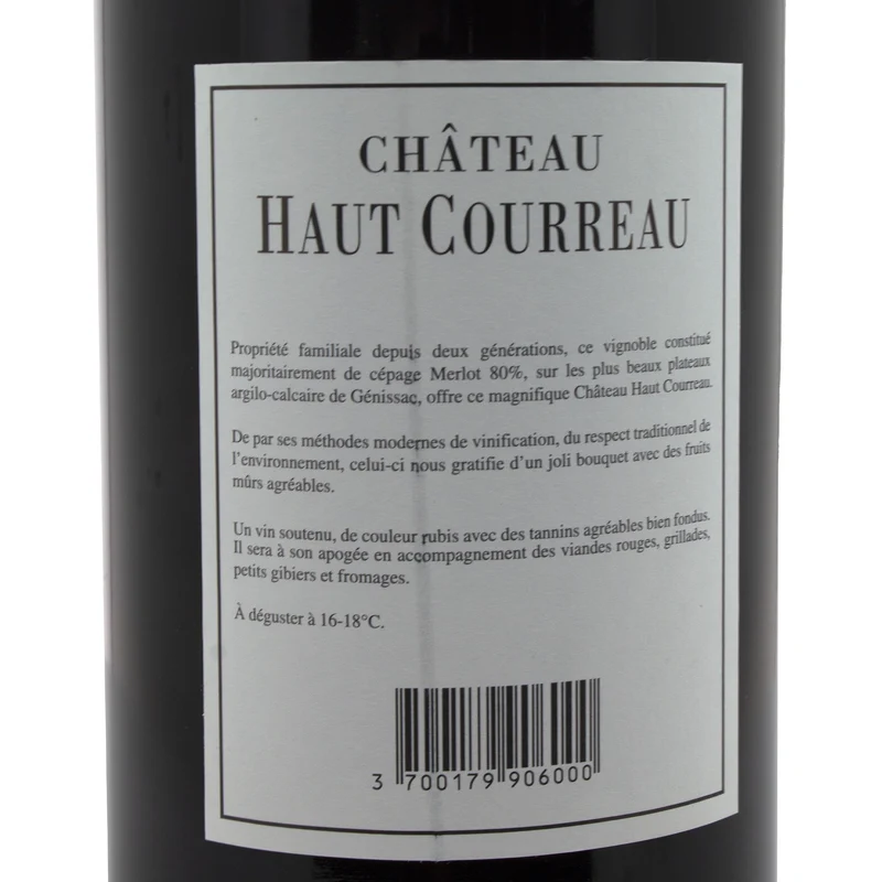 Château Haut Courreau AOP Bordeaux 2020