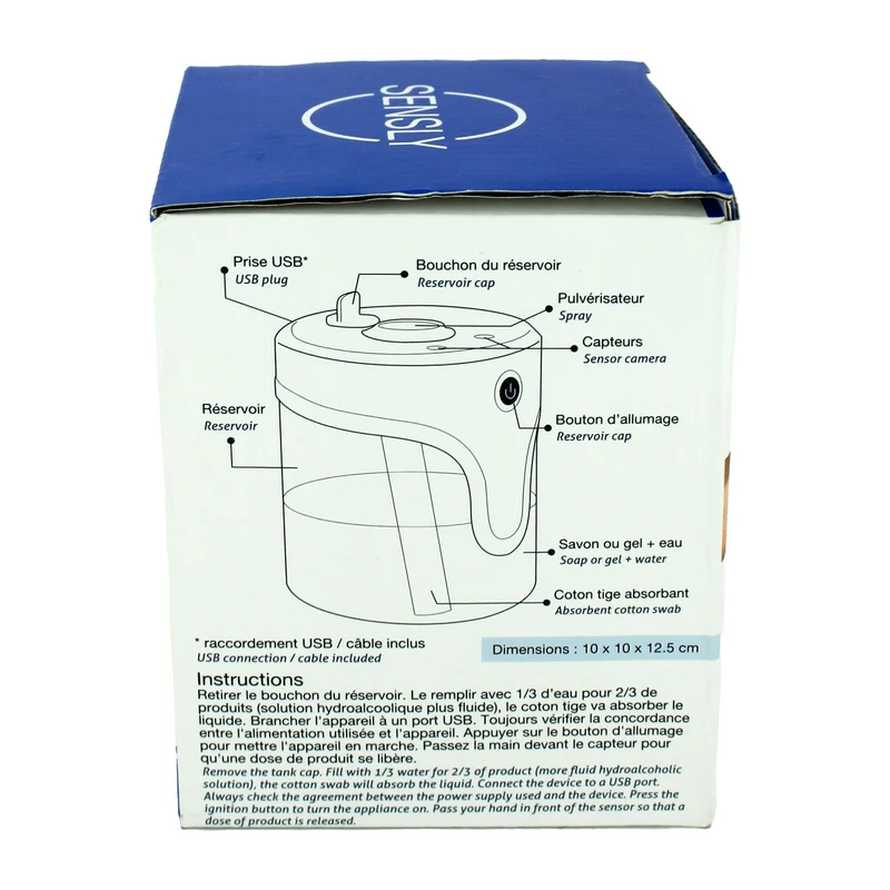 PULVERISATEUR INDUCTION AUTOMATIQUE MAINS 600ML