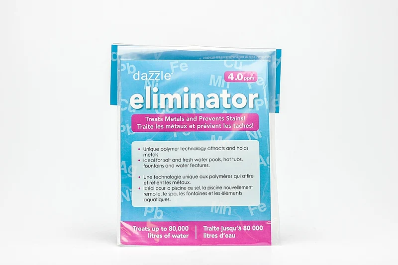 Eliminator – Éliminateur de métaux pour piscine et spa | Anti-fer et anti-cuivre | Prévention des taches