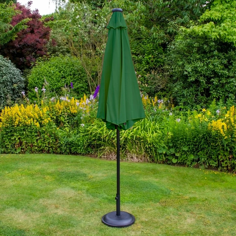 Parasol de 270 cm à LED - Vert
