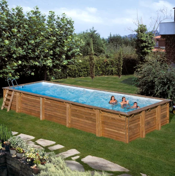 Piscina de madeira GRE SUNBAY