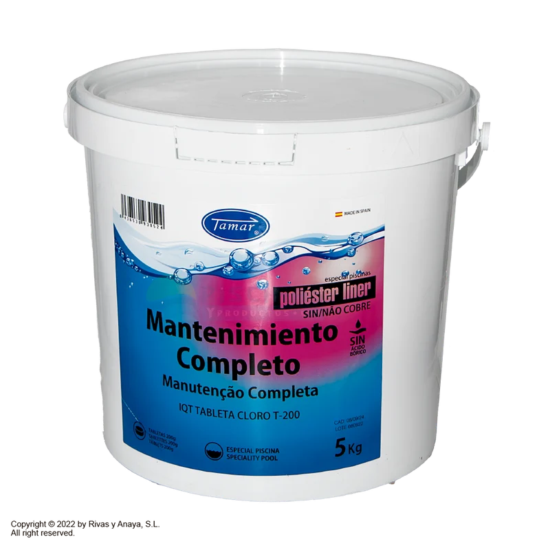 Cloro Mantenimiento Completo Especial PL Tamar 1105072050 – 5 kg