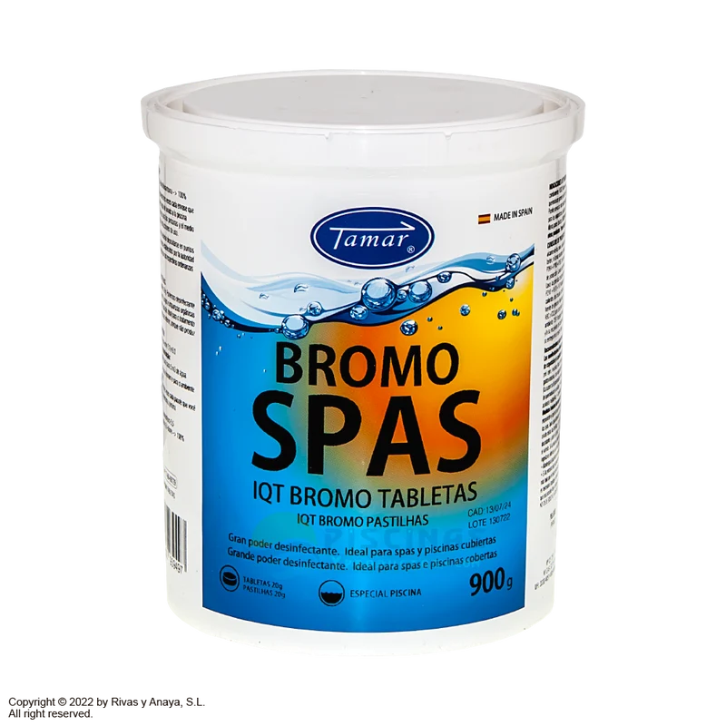 Bromo Spas. Bromo tabletas 20 g. Tamar. 0,9 kg.