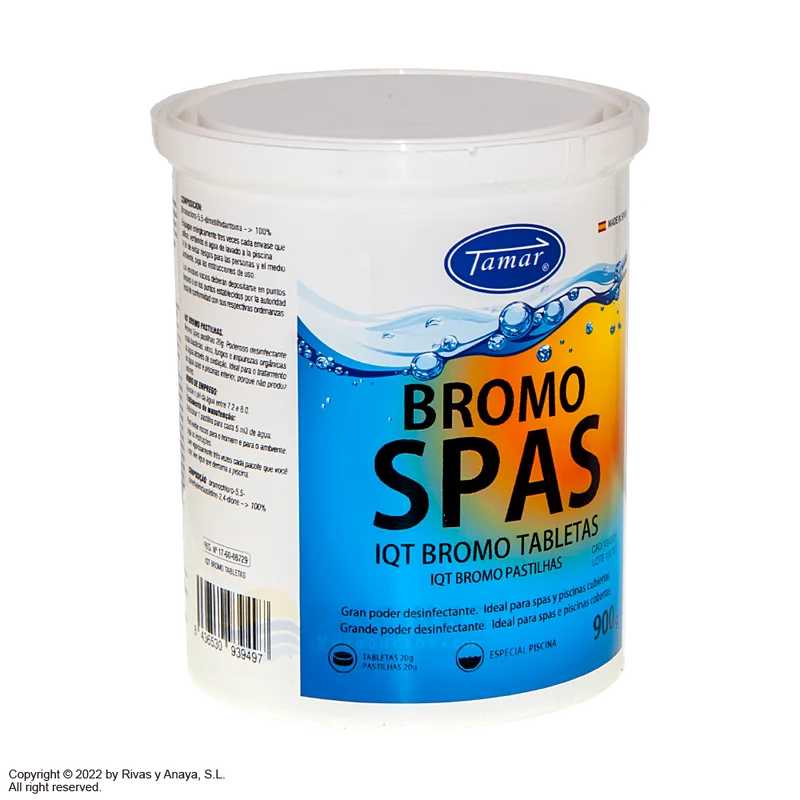 Bromo Spas. Bromo tabletas 20 g. Tamar. 0,9 kg.
