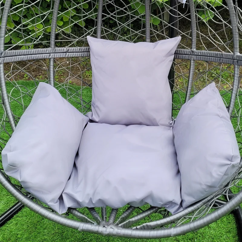 Chaise Suspendue en Rotin Gris x2