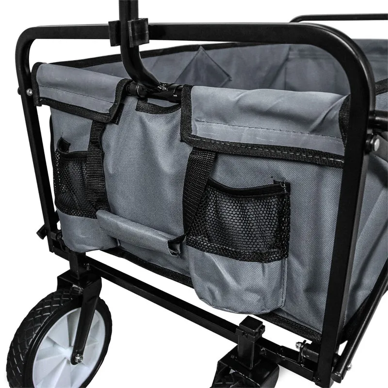 Chariot Pliable de Jardin – Gris