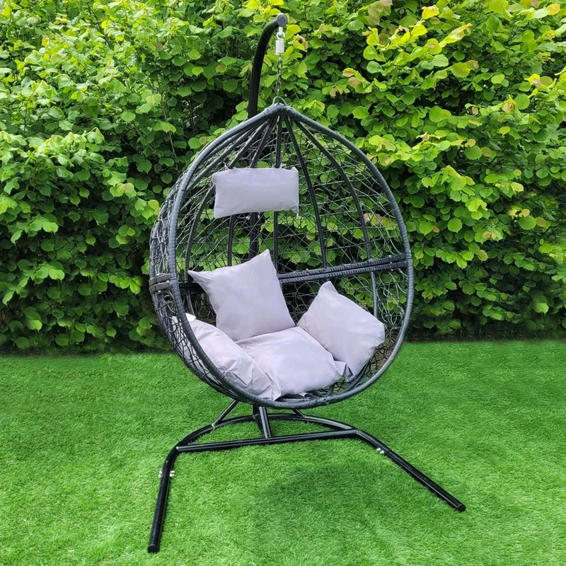 Chaise Suspendue en Rodin Noir