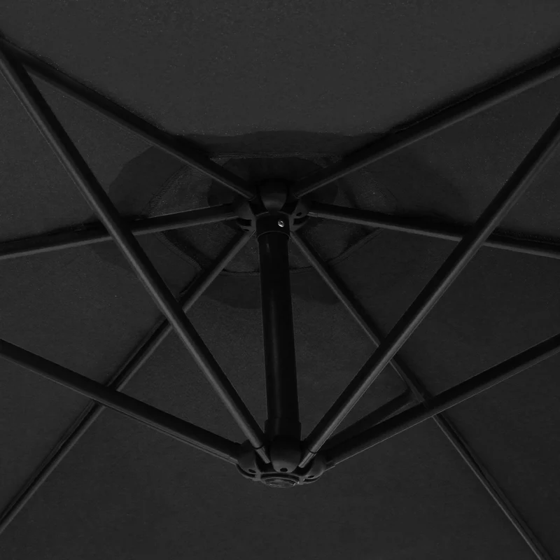 Parasol Déporté de 3 m - Noir
