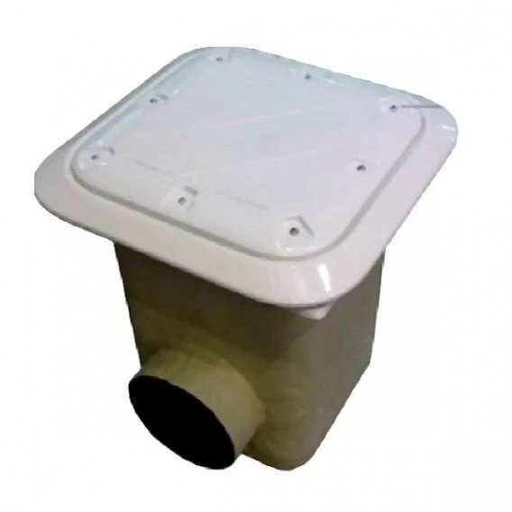 Astralpool - Sumidero Norm de poliéster + fibra de vidrio con rejilla de plástico para piscina con liner y prefabricada