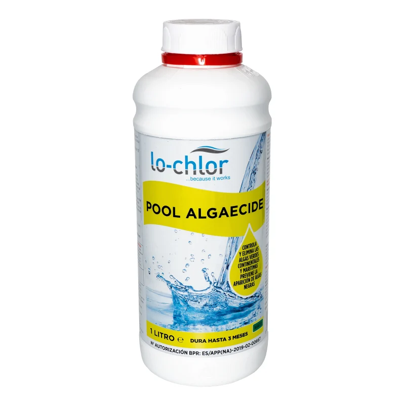 Lo-chlor pool algaecide, 1 L.