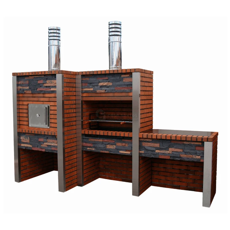 Churrasqueira com Forno em Xisto CS306