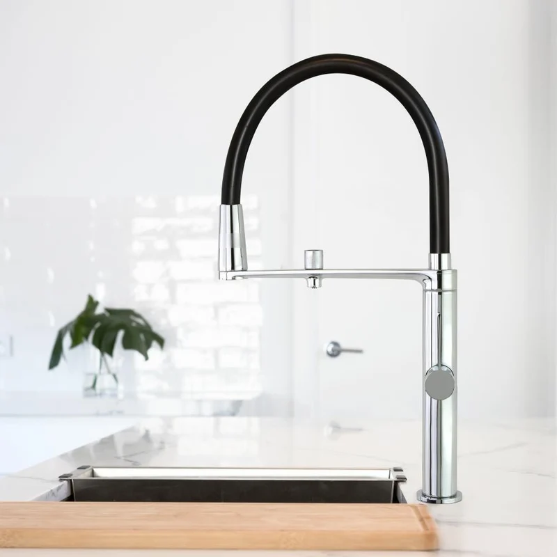 Ramon Soler - Grifo de cocina profesional monomando Pure Water cromo
