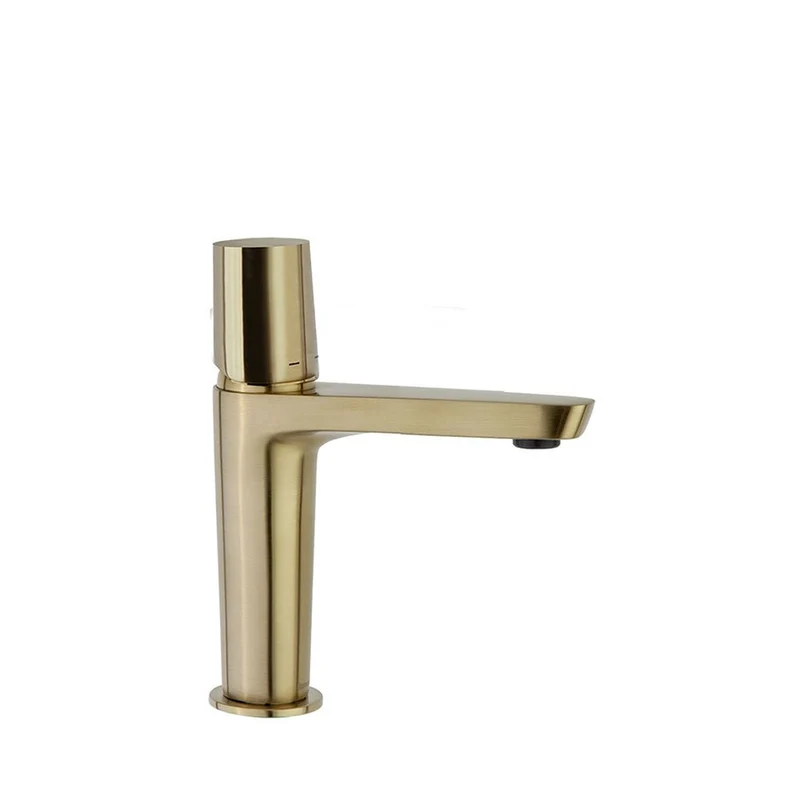 Ramon Soler - Grifo de lavabo monomando Tzar oro cepillado
