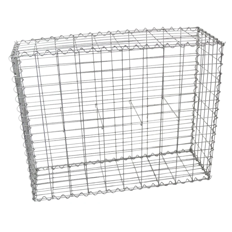 Lot de 6 Paniers de Gabions 100 cm x 95 cm x 30 cm