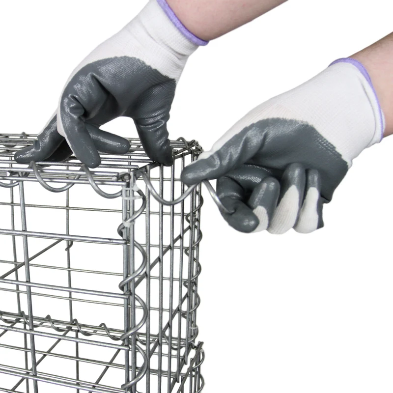 Lot de 6 Paniers de Gabions 100 cm x 50 cm x 30 cm