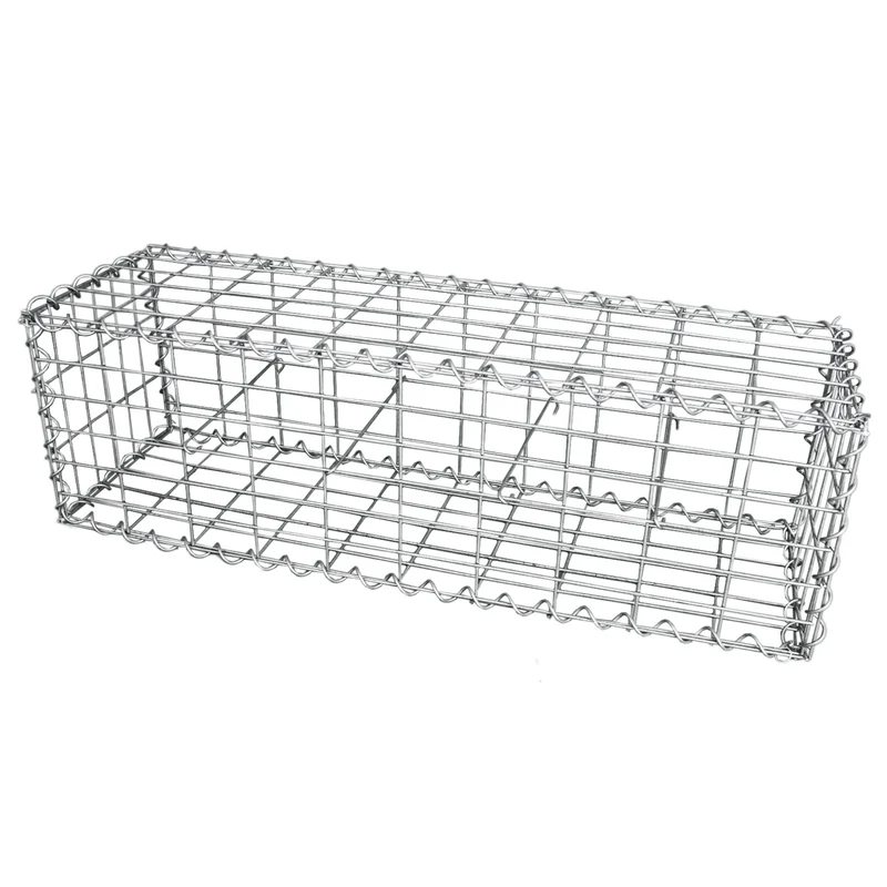Lot de 6 Paniers de Gabions 100 cm x 30 cm x 30 cm